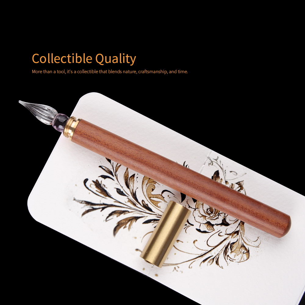 Caneta de Vidro com Cabo de Ma - Stationery Supplier avaliação e preço