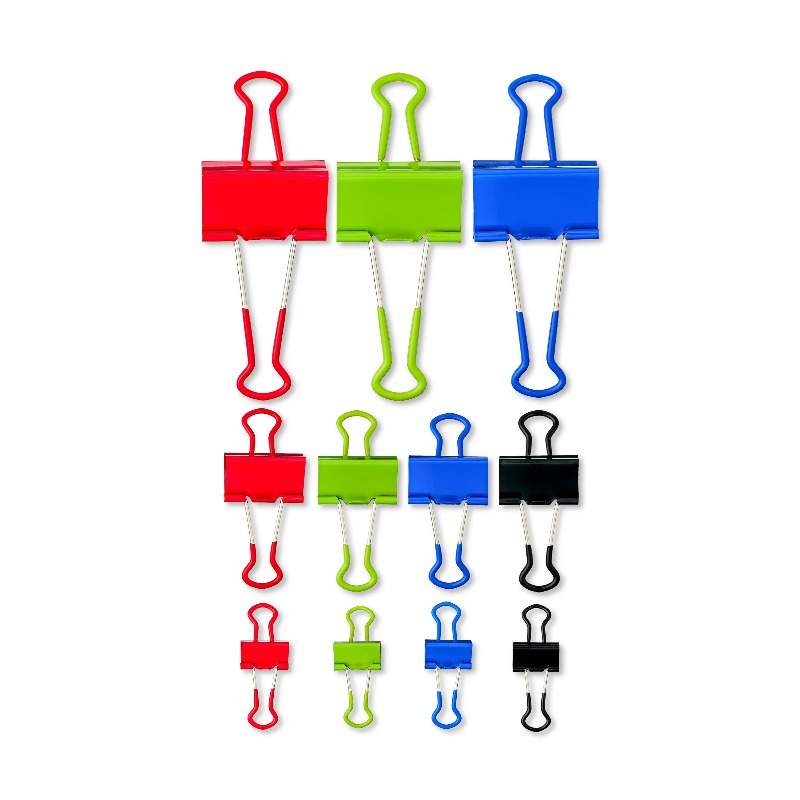 Clipes de Fixação Grip, Cores  - Binder Clip Assorted avaliação e preço