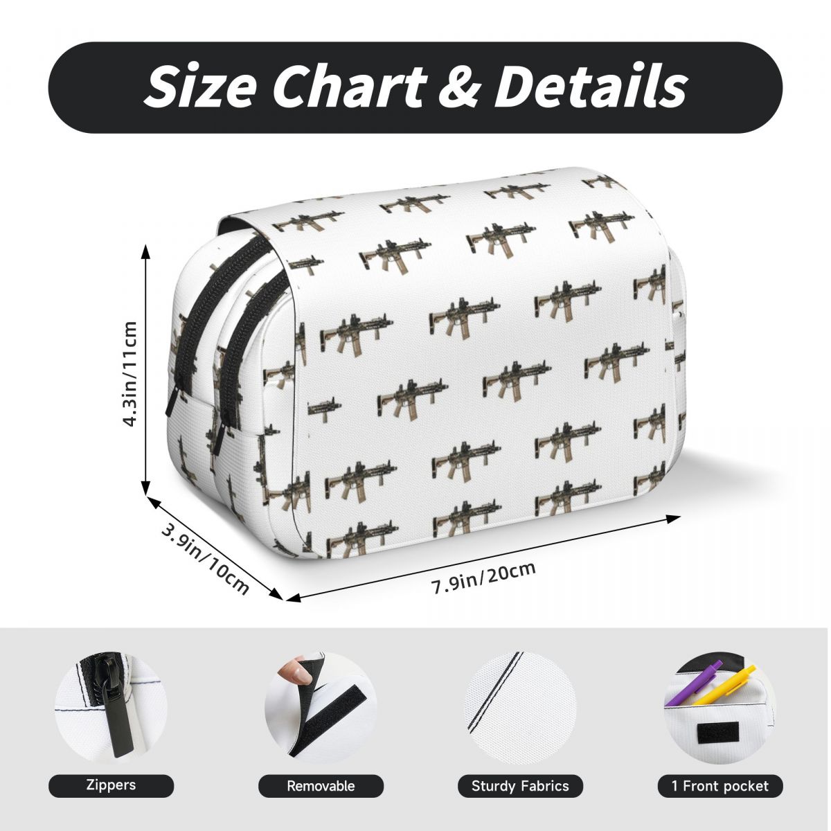 Estojo de lápis AR-15 Tan Camo - Tan Stationery & Office Supply avaliação e preço