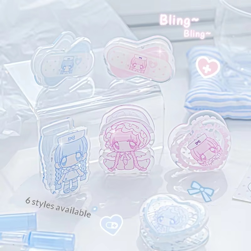 Clips de Acrílico Rosyposy Pum - Binder Clip Assorted avaliação e preço