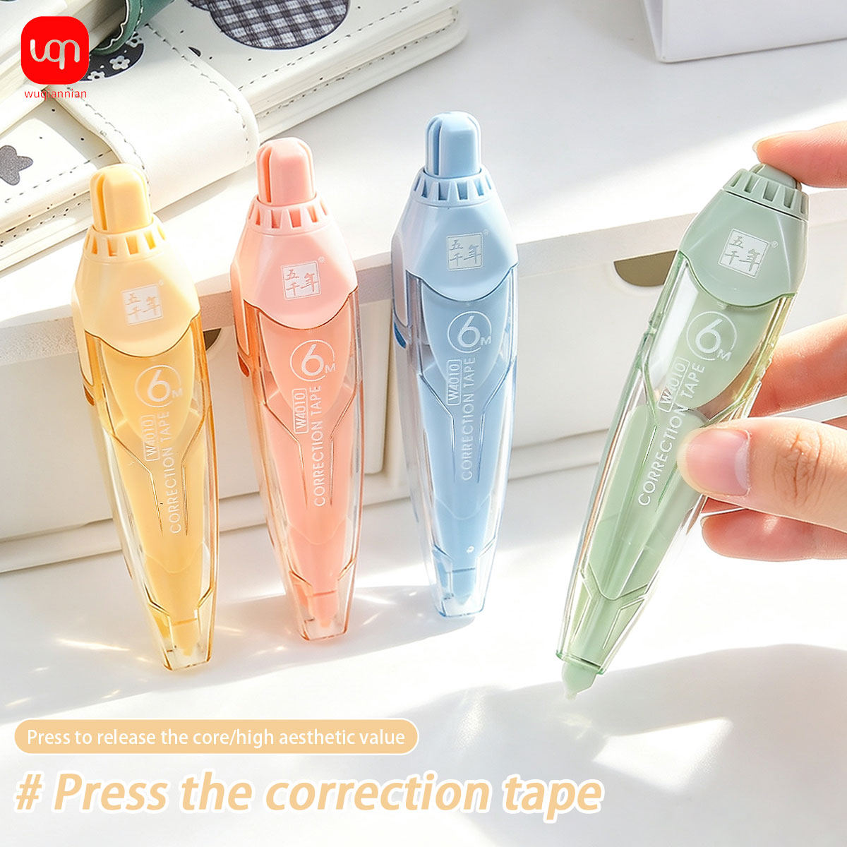 Fita corretiva de 6m, caneta c - Correction Tape Roller avaliação e preço